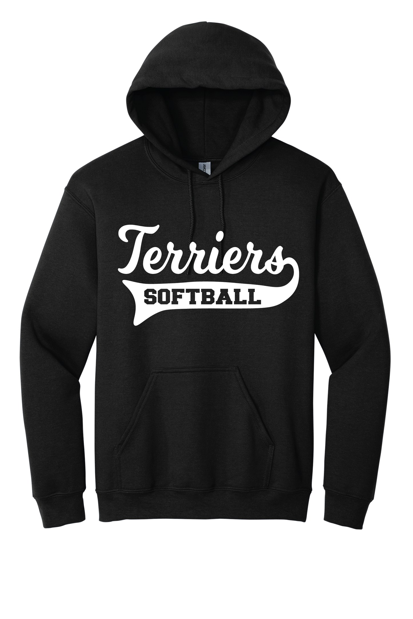 Script Terriers Softball Hoody