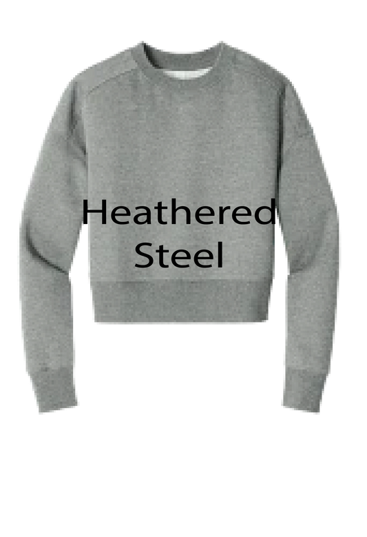 Racers Arch Fleece Cropped Crew