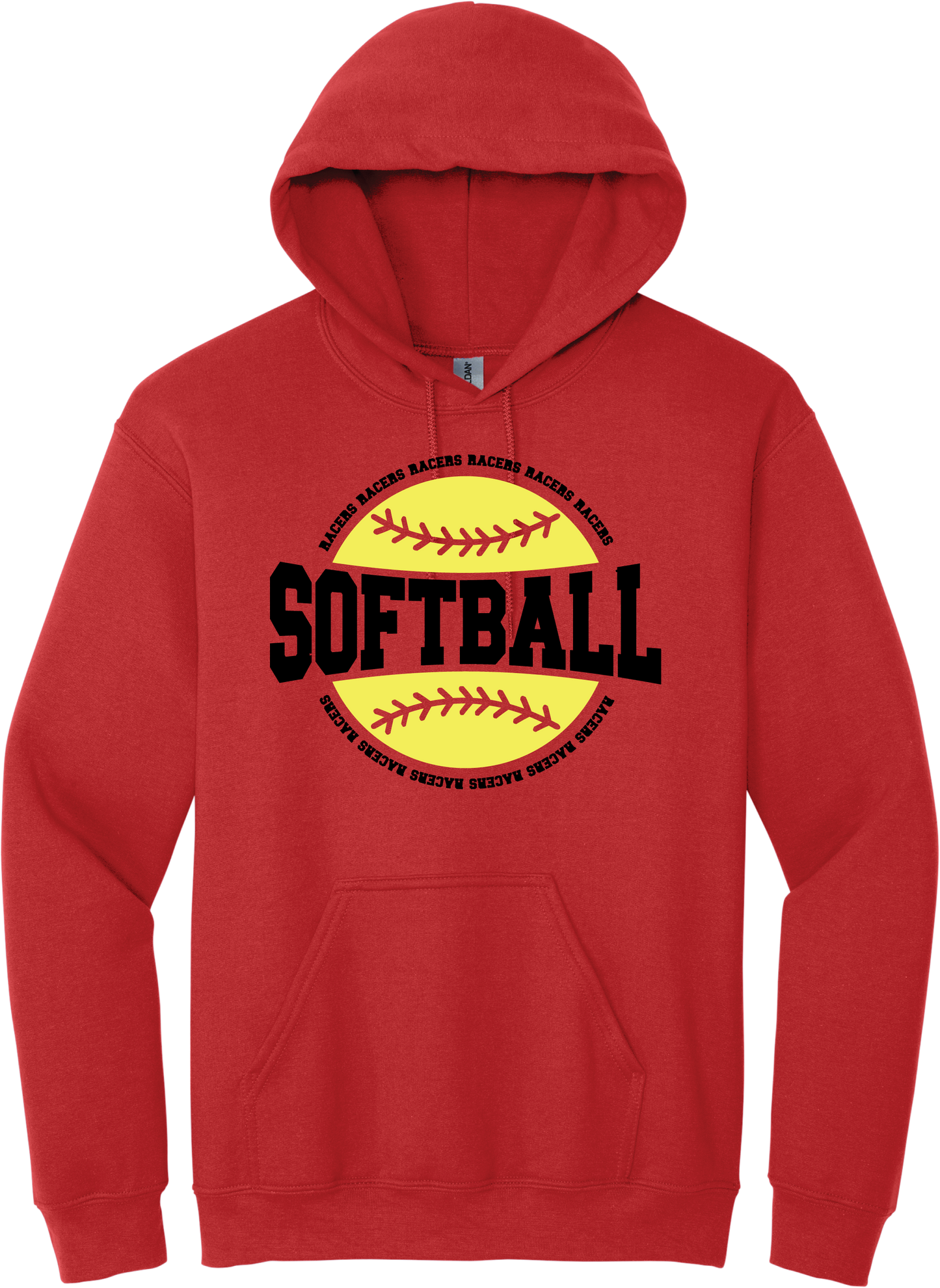 Racers Softball Hooded Sweatshirt