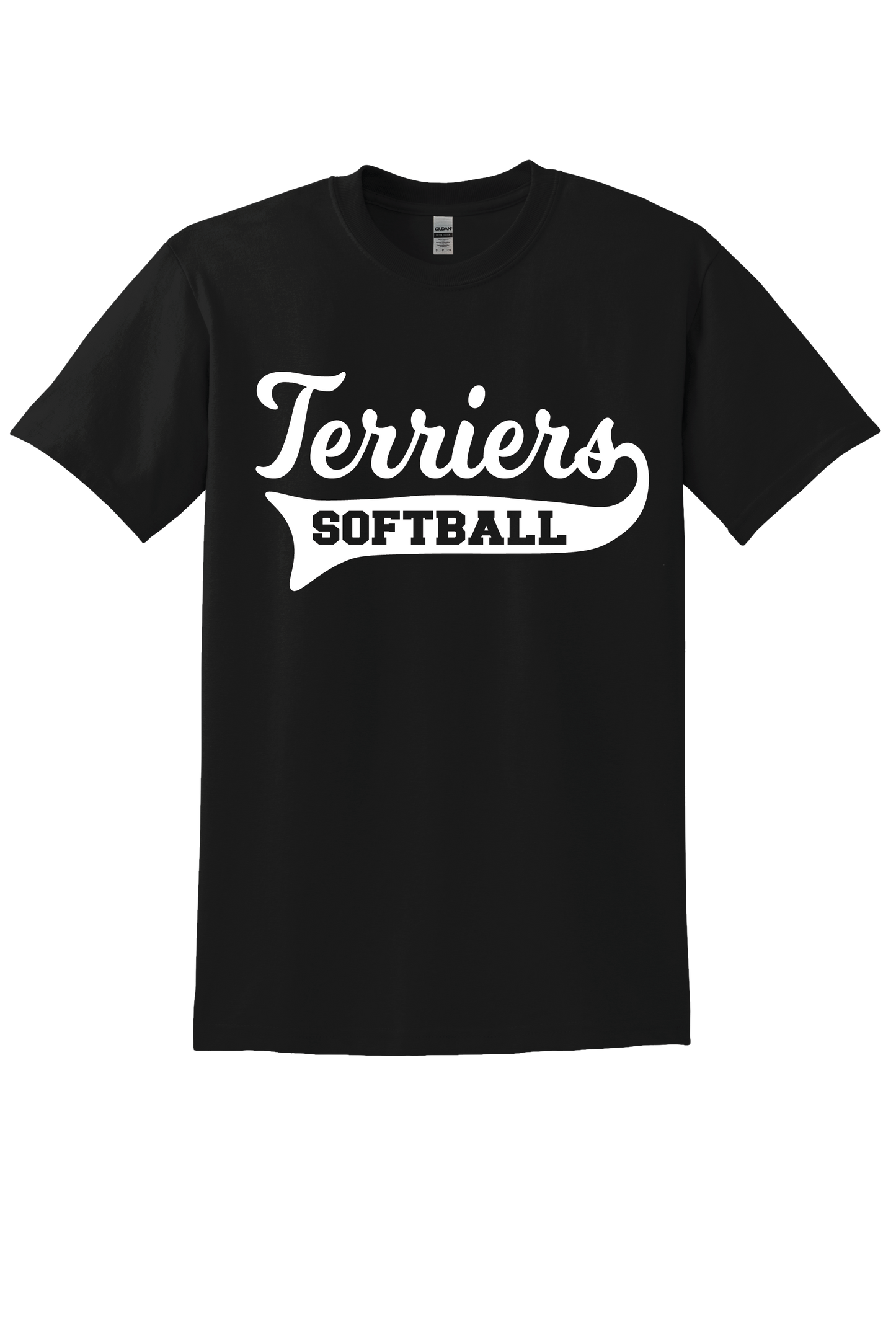 Script Terriers Softball Tee