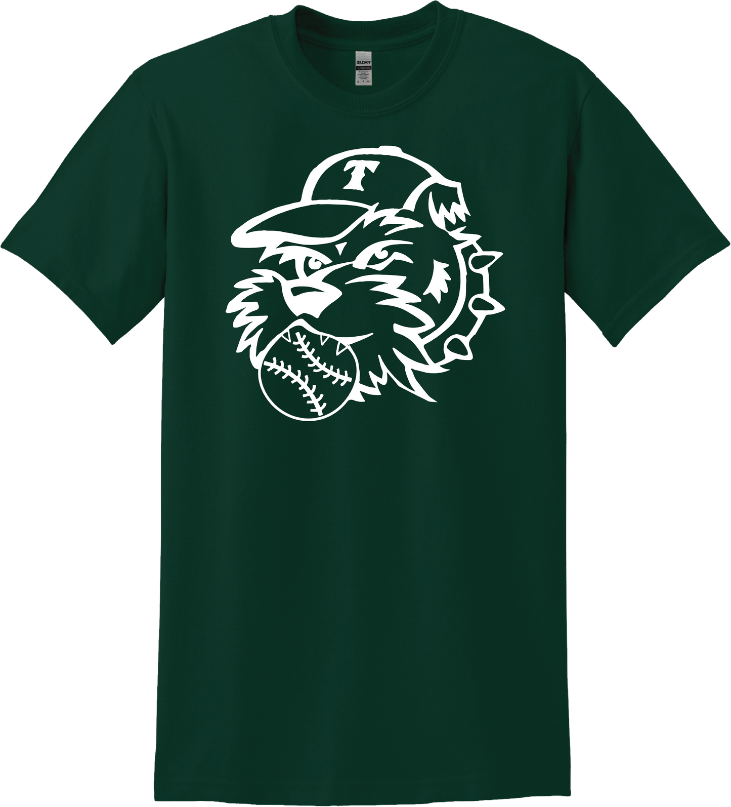 Dog Face Outline Tee