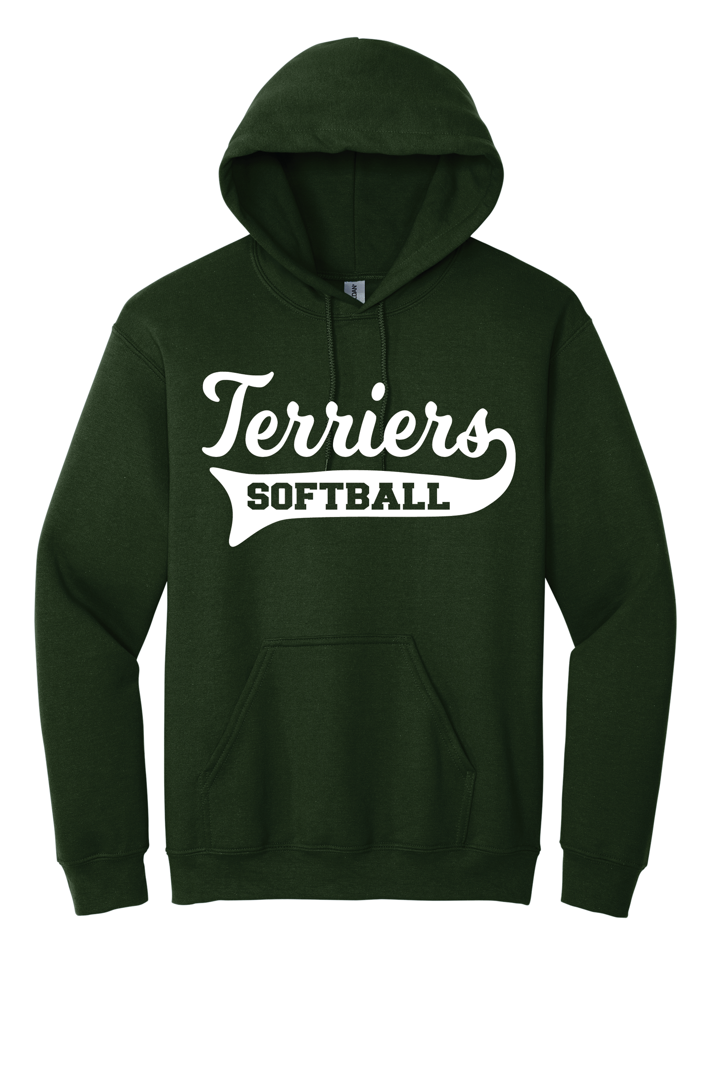 Script Terriers Softball Hoody