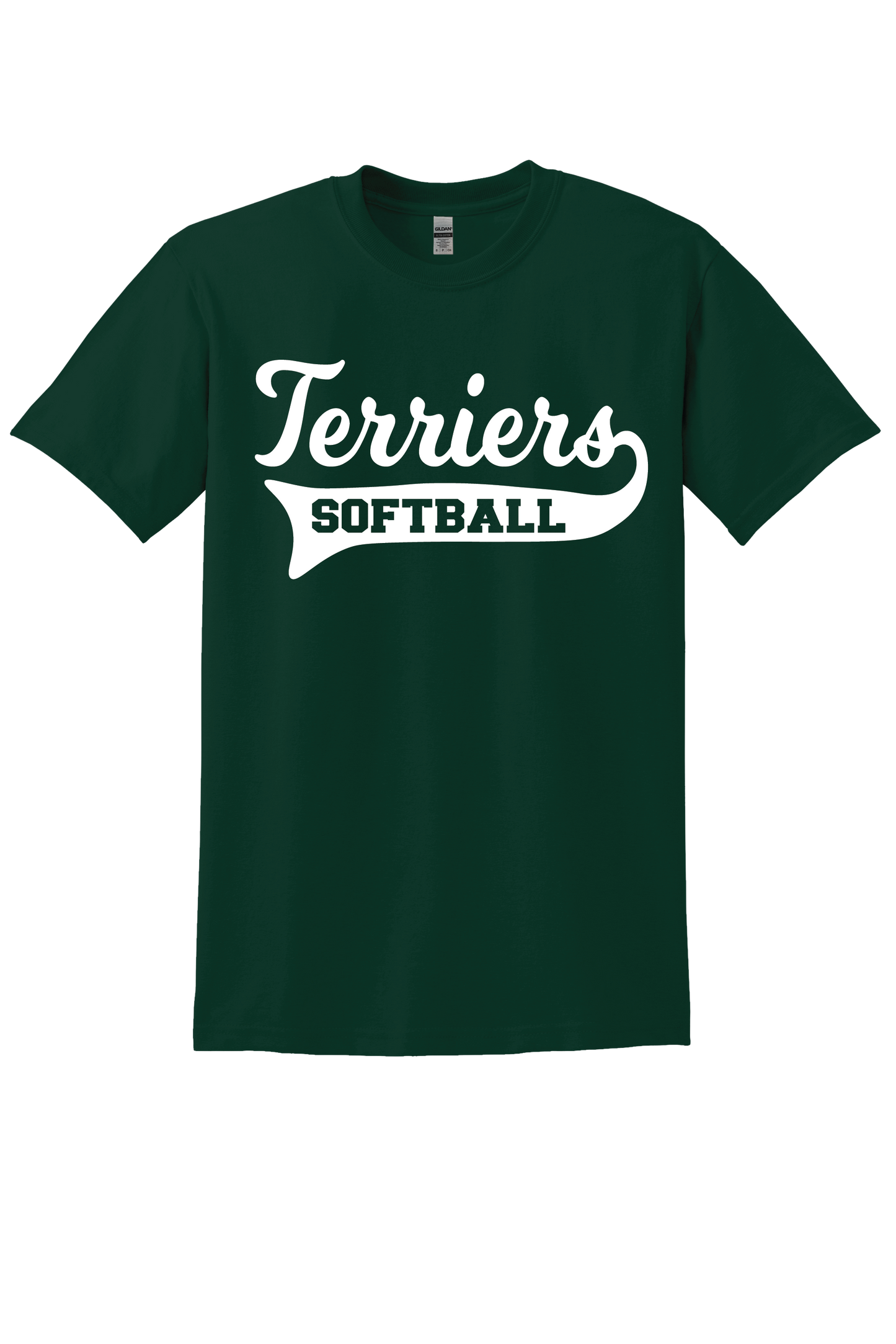 Script Terriers Softball Tee