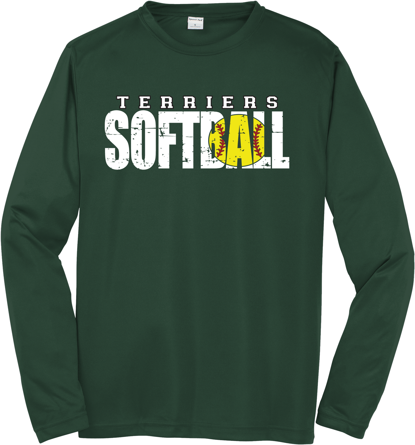 Distressed Softball Competitor Tee