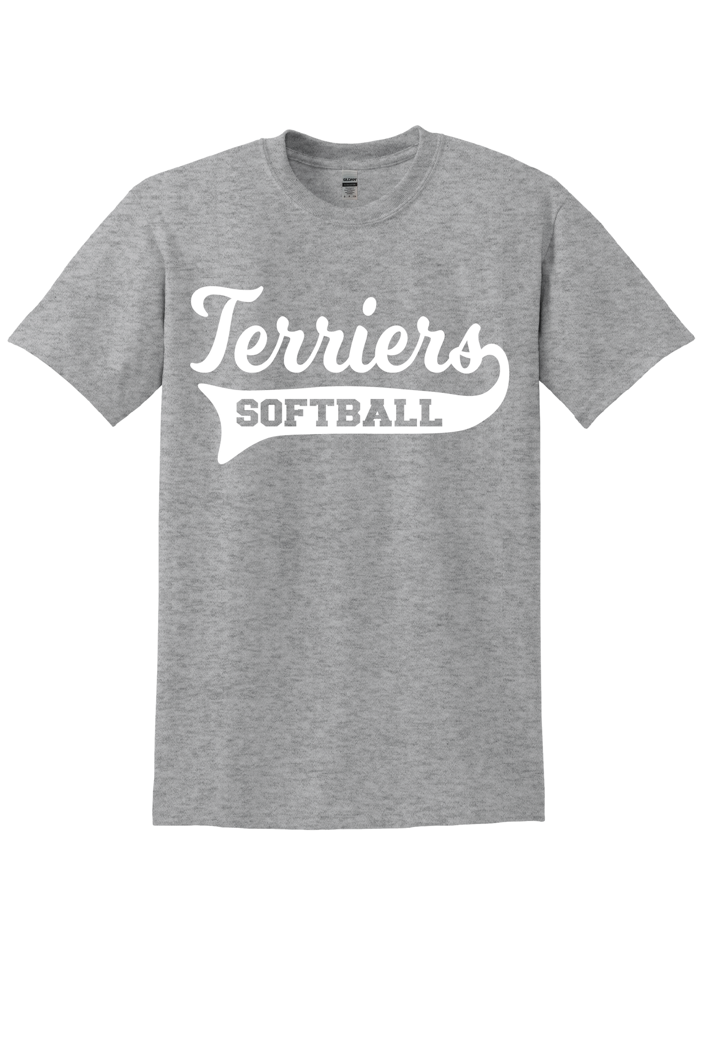 Script Terriers Softball Tee
