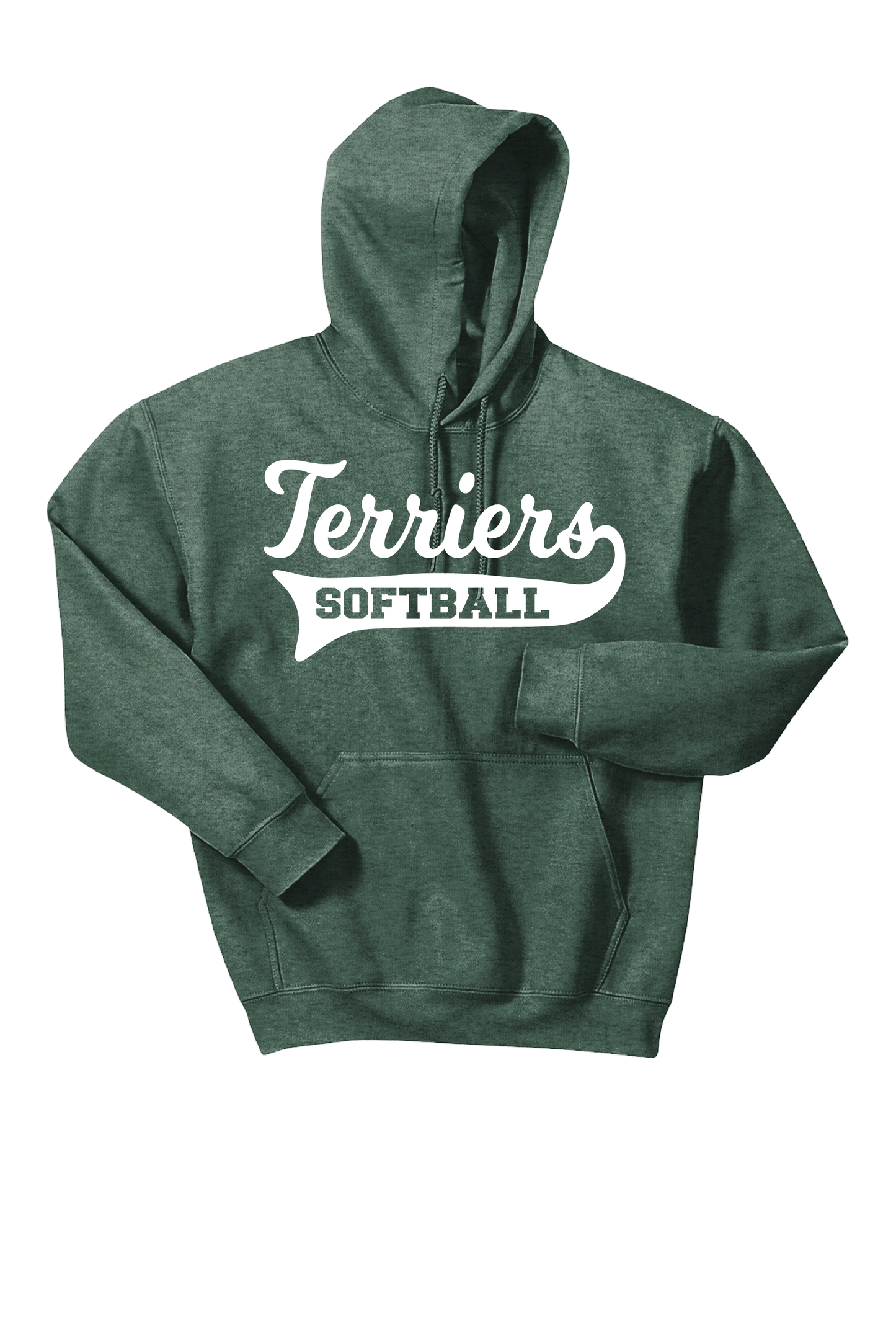 Script Terriers Softball Hoody