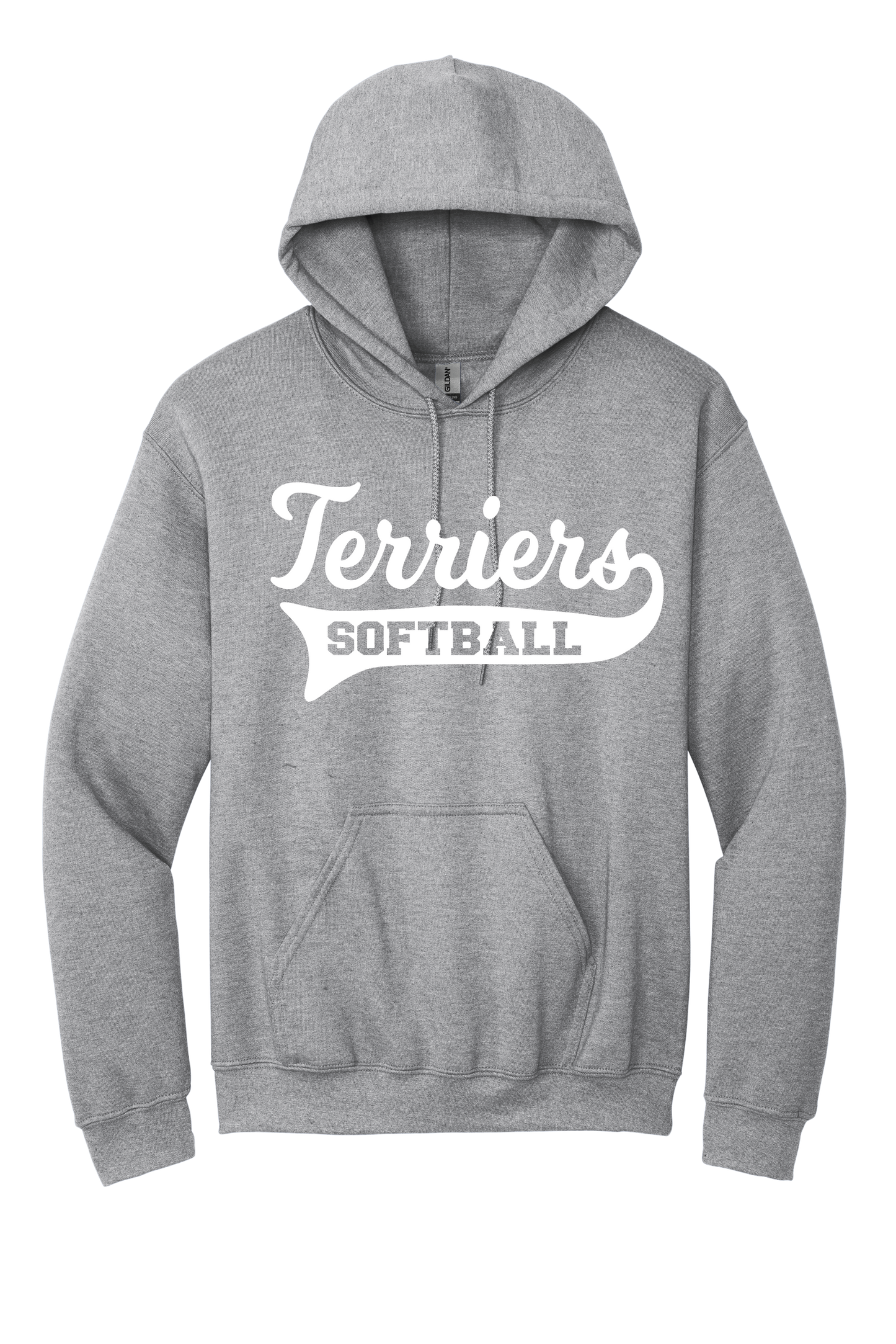 Script Terriers Softball Hoody