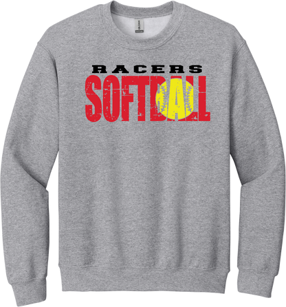 Distressed Racers Crew Neck