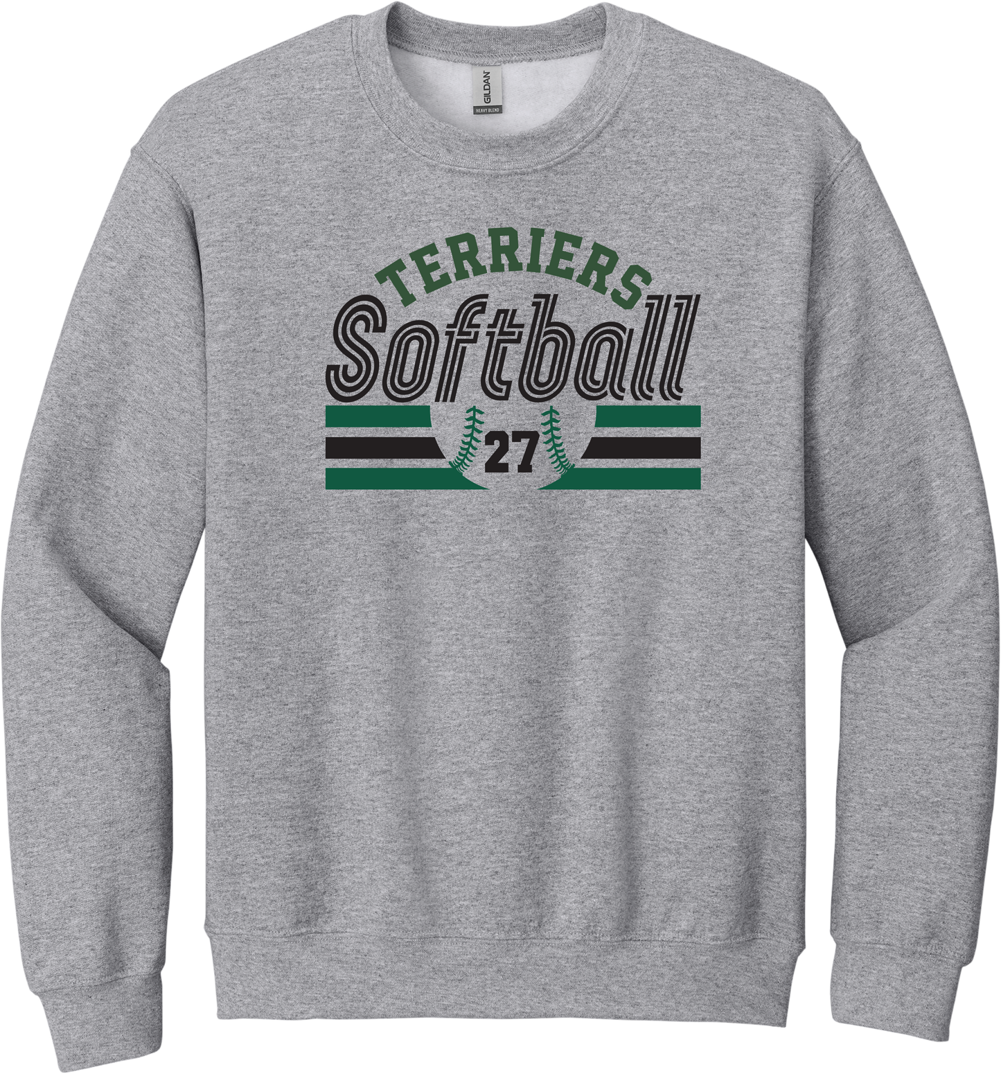 Terriers Number Crew Neck