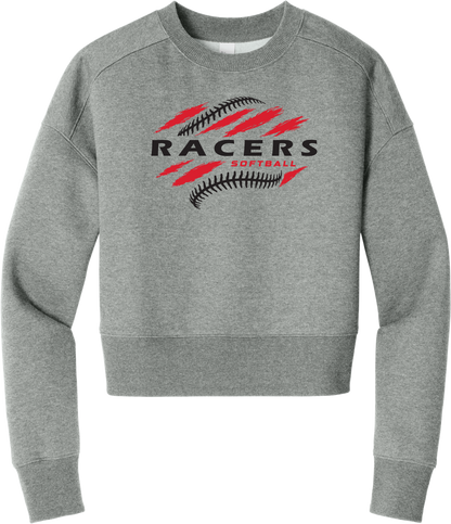 Racers Flat Fleece Cropped Crew