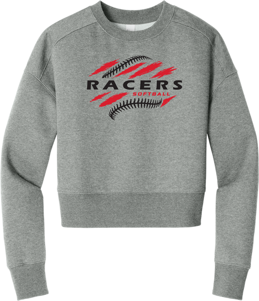 Racers Flat Fleece Cropped Crew