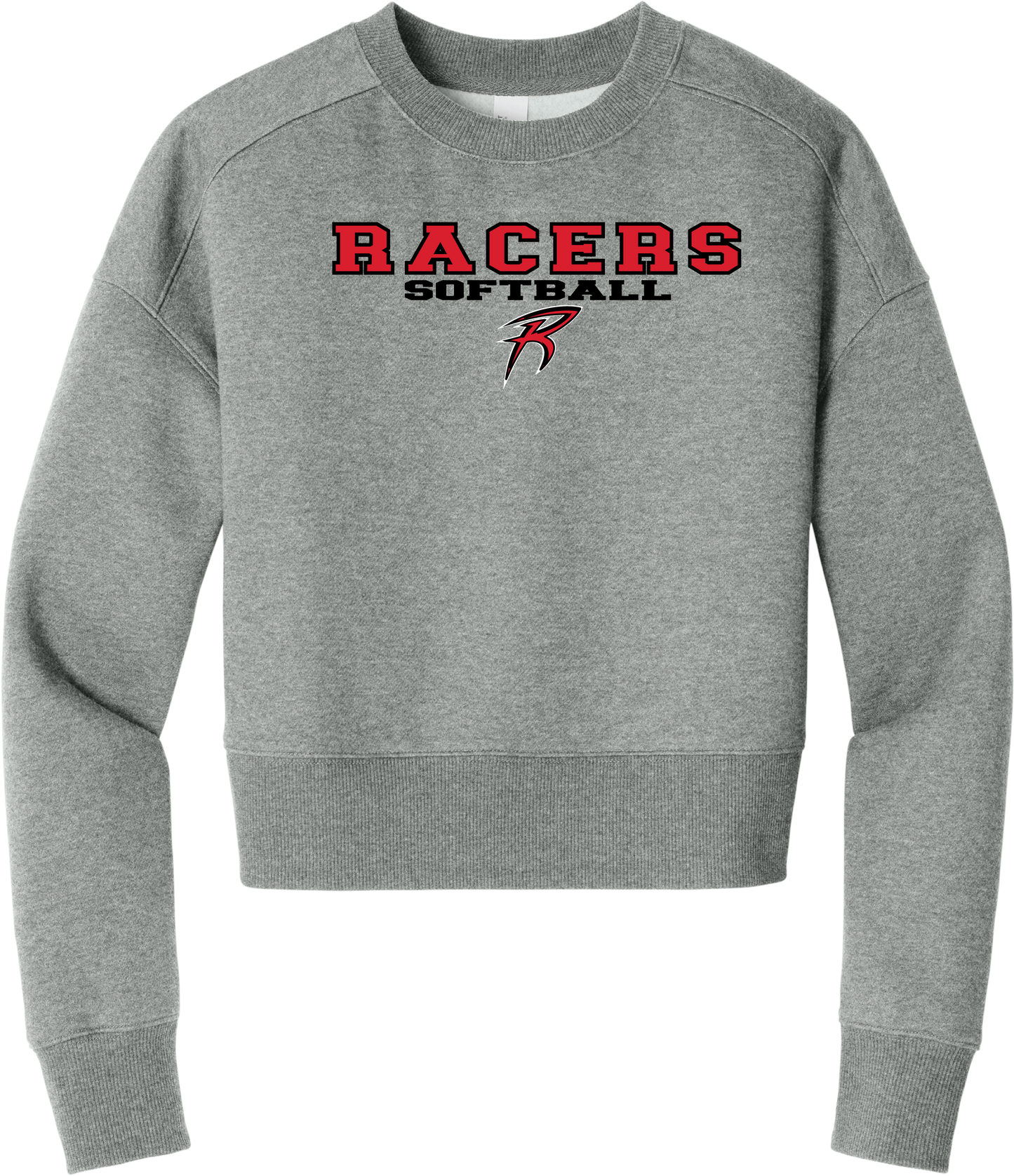 Racers R Fleece Cropped Crew