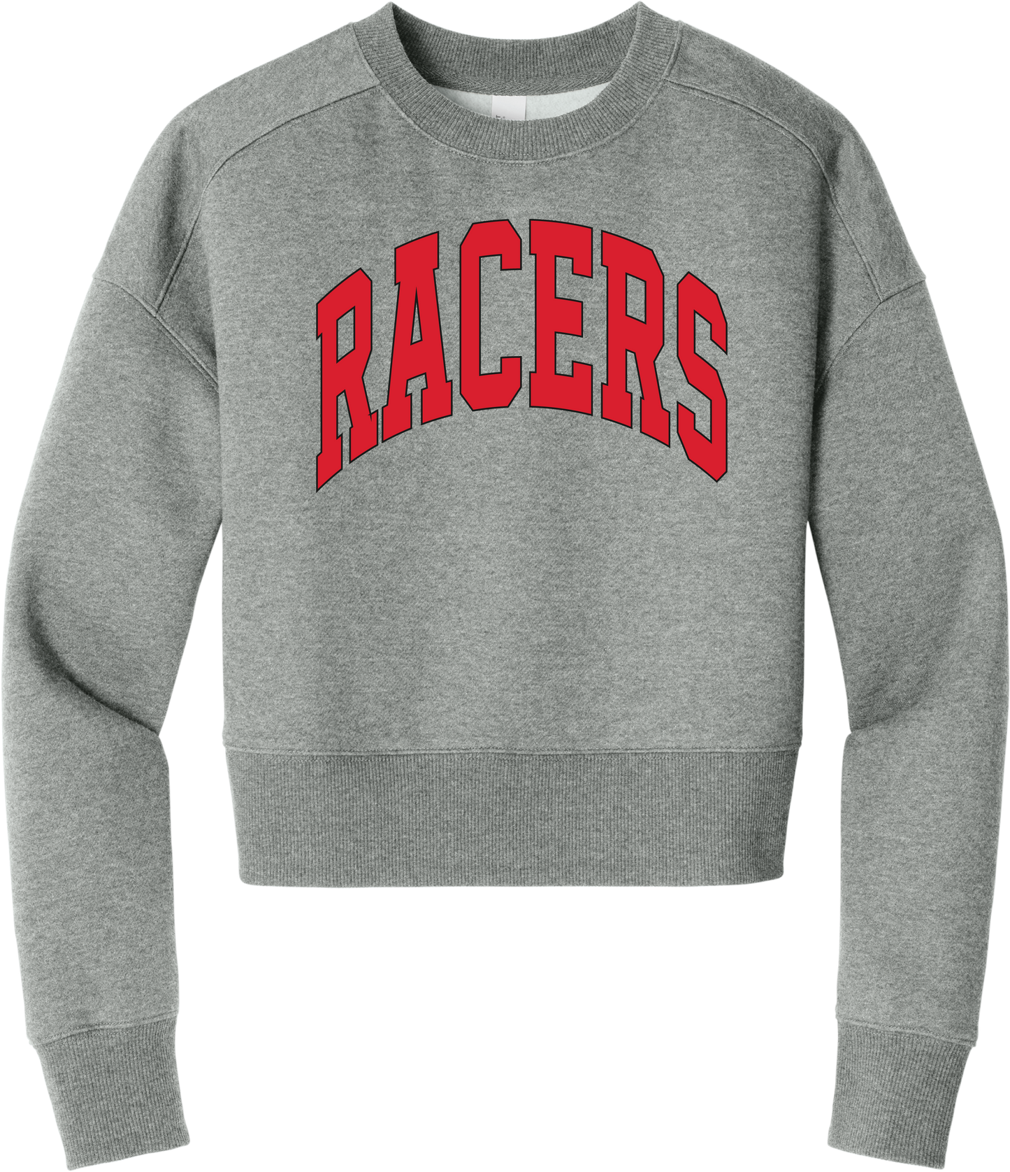 Racers Arch Fleece Cropped Crew