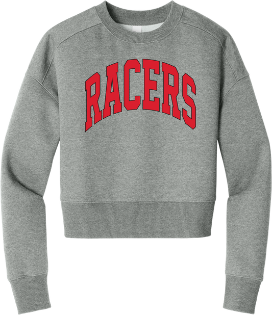 Racers Arch Fleece Cropped Crew