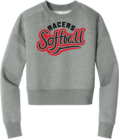 Racers Retro Fleece Cropped Crew