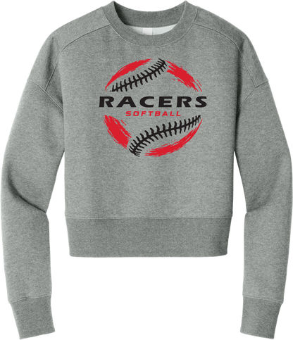 Racers Round Fleece Cropped Crew