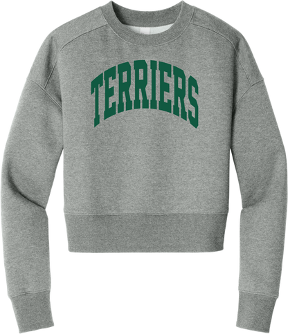 Terriers Arch Fleece Cropped Crew