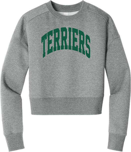 Terriers Arch Fleece Cropped Crew