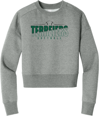 Terriers Diagonal Fleece Cropped Crew