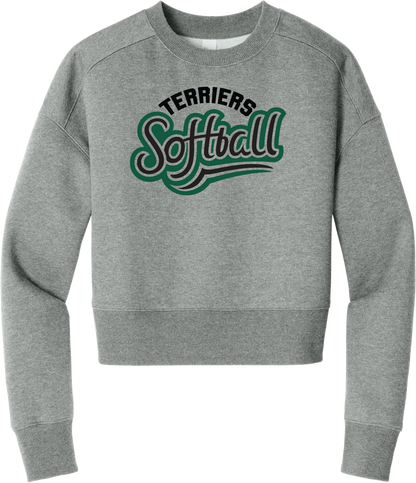 Terriers Retro Fleece Cropped Crew