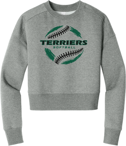 Terriers Round Fleece Cropped Crew