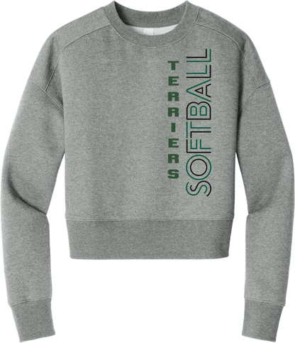 Terriers Vertical Fleece Cropped Crew