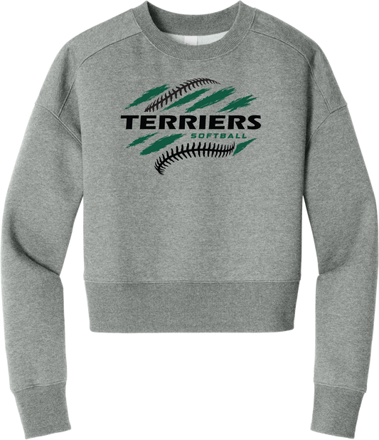 Terriers Flat Fleece Cropped Crew