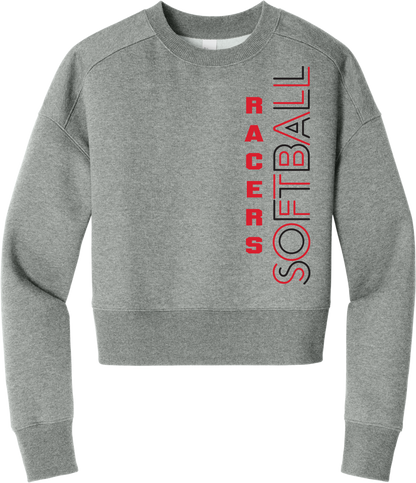 Racers Vertical Fleece Cropped Crew