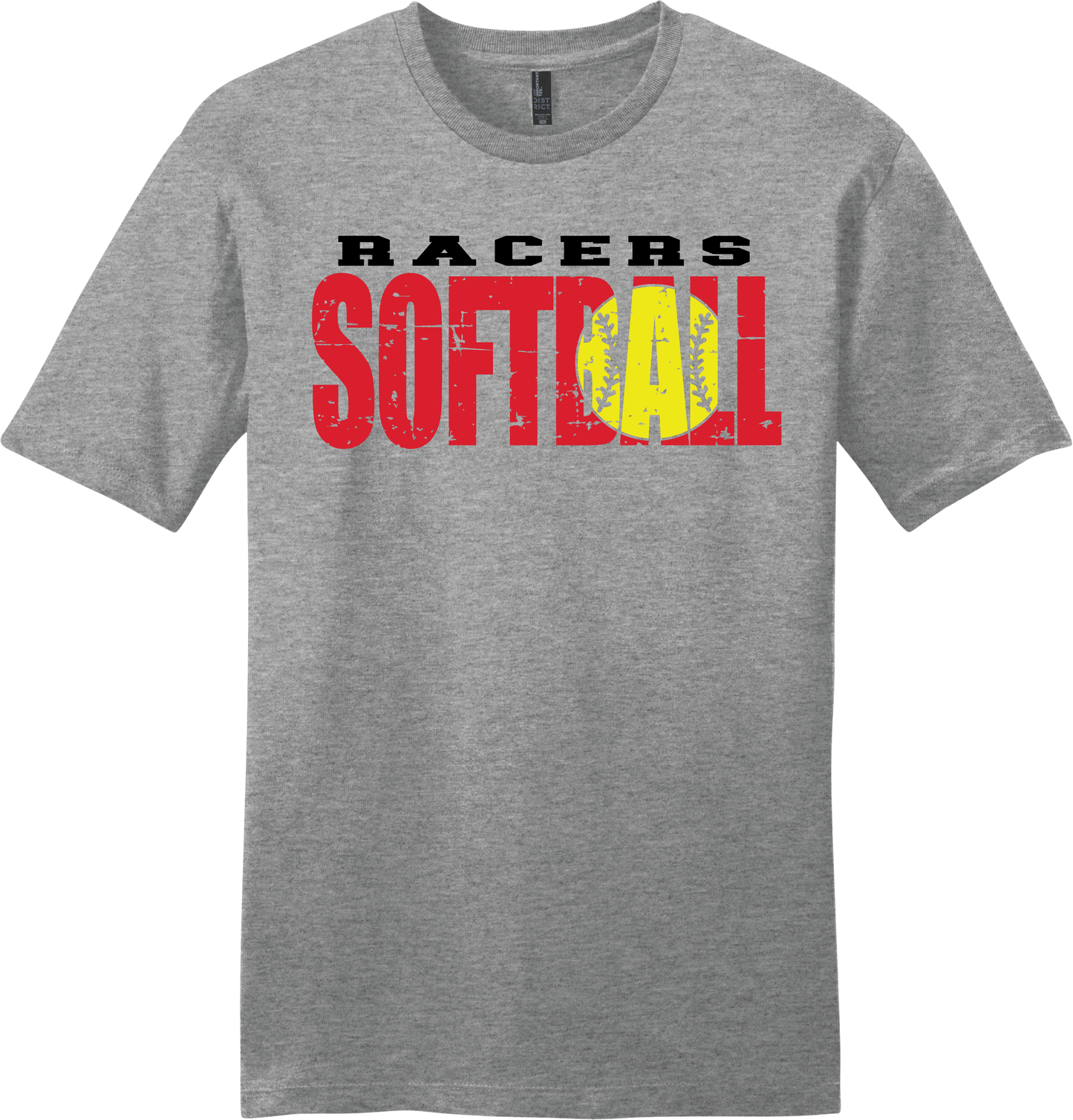 Distressed Racers District Very Important Tee