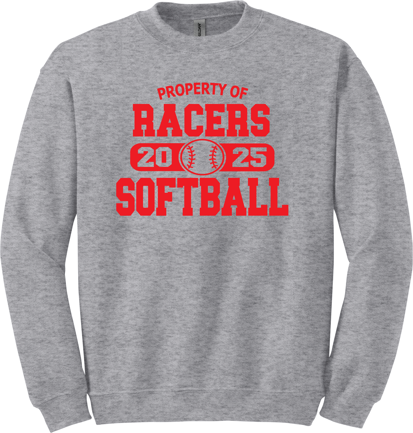 Property of Racers Crew Neck Sweatshirt