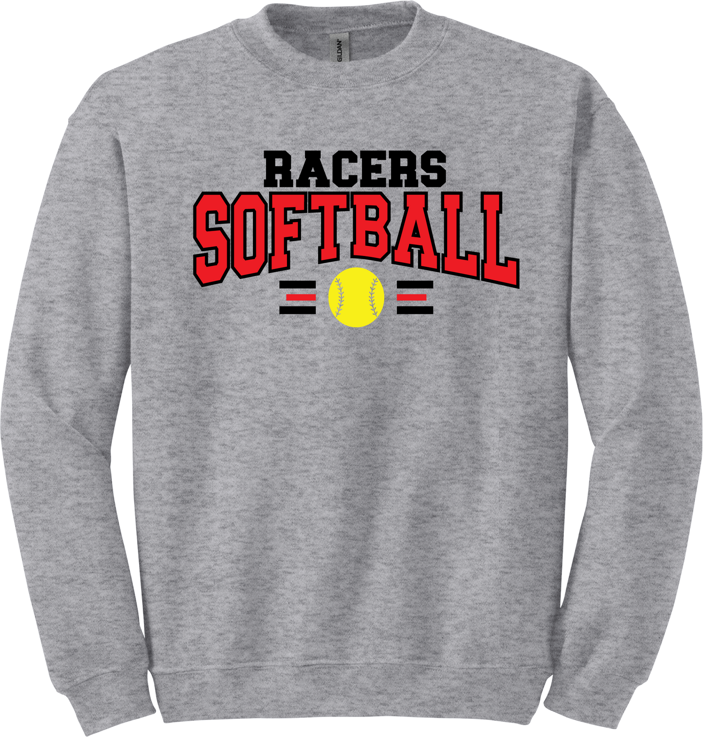 Racers 3 Line Crew Neck Sweatshirt