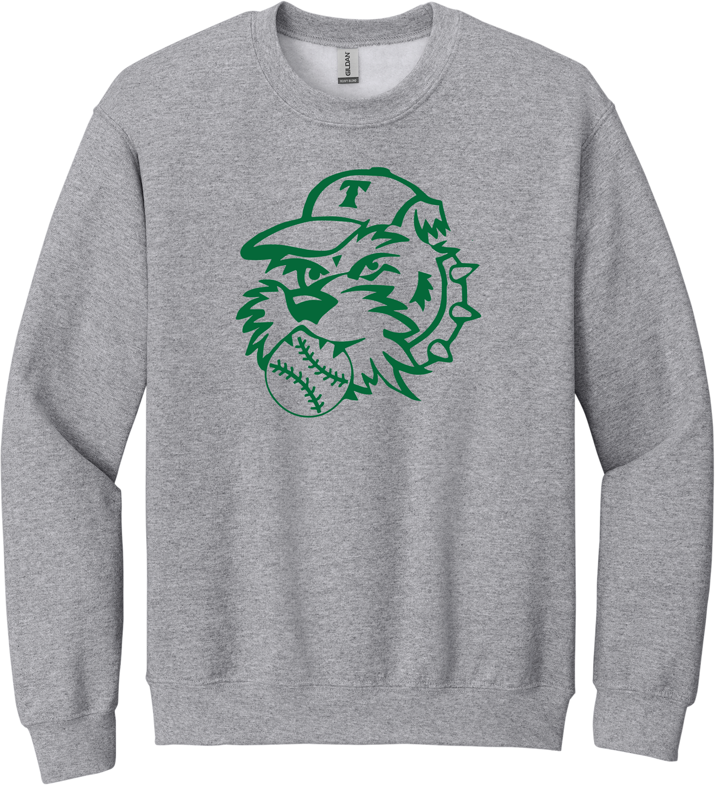 Dog Outline Crew Neck Sweatshirt