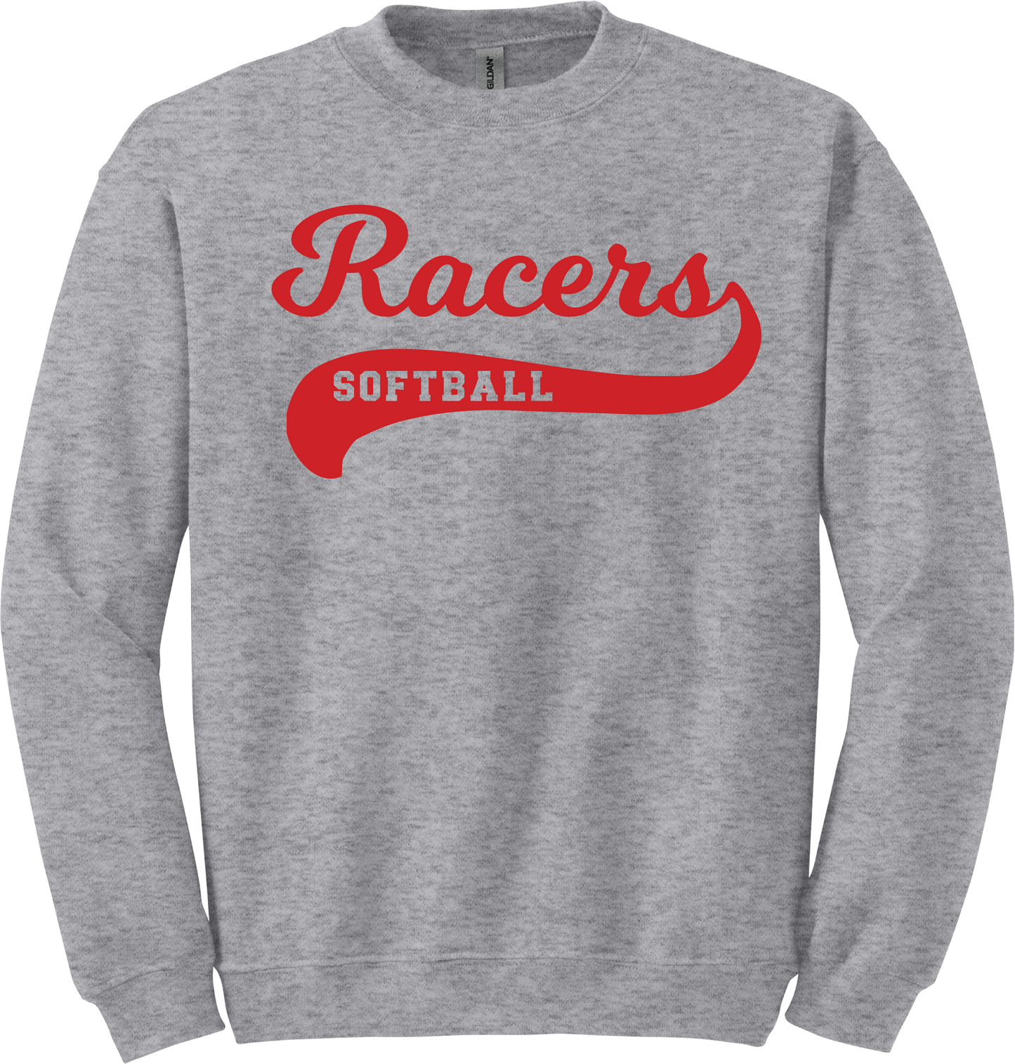 Racers Script Crew Neck Sweatshirt