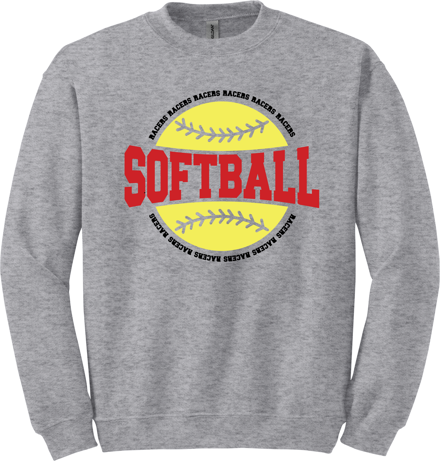 Racers Softball Crew Neck Sweatshirt