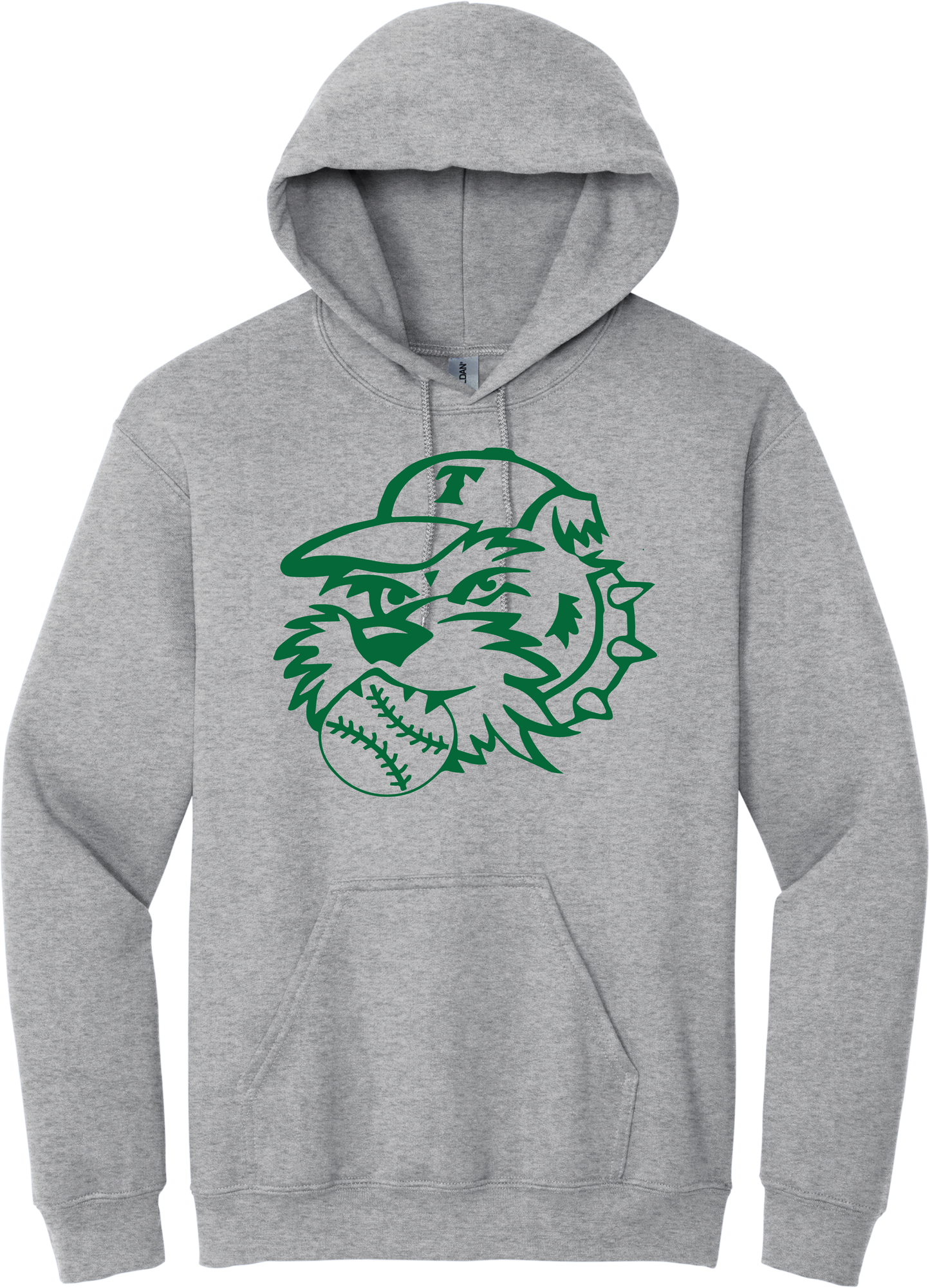 Dog Outline Hooded Sweatshirt