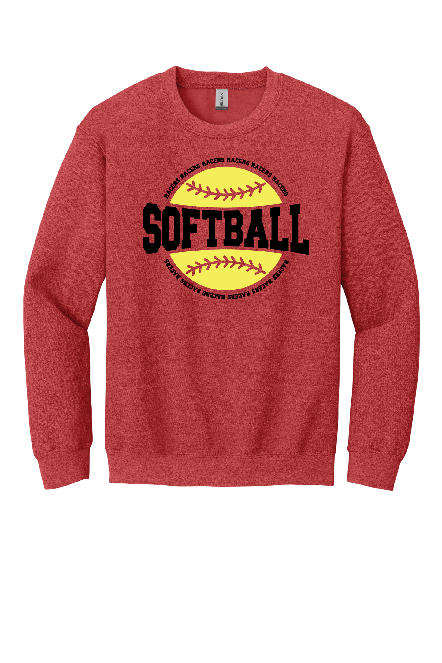 Racers Softball Crew Neck Sweatshirt