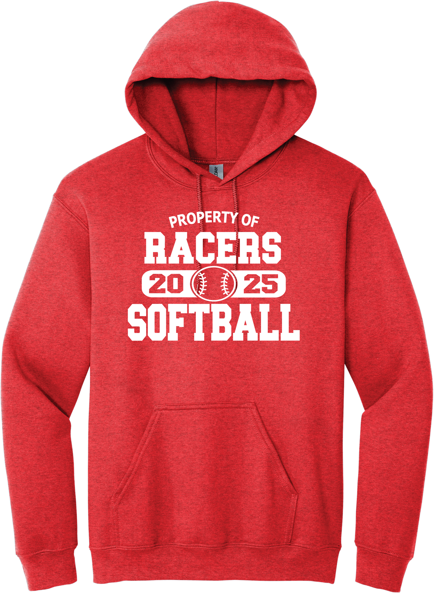 Property Of Racers Hooded Sweatshirt