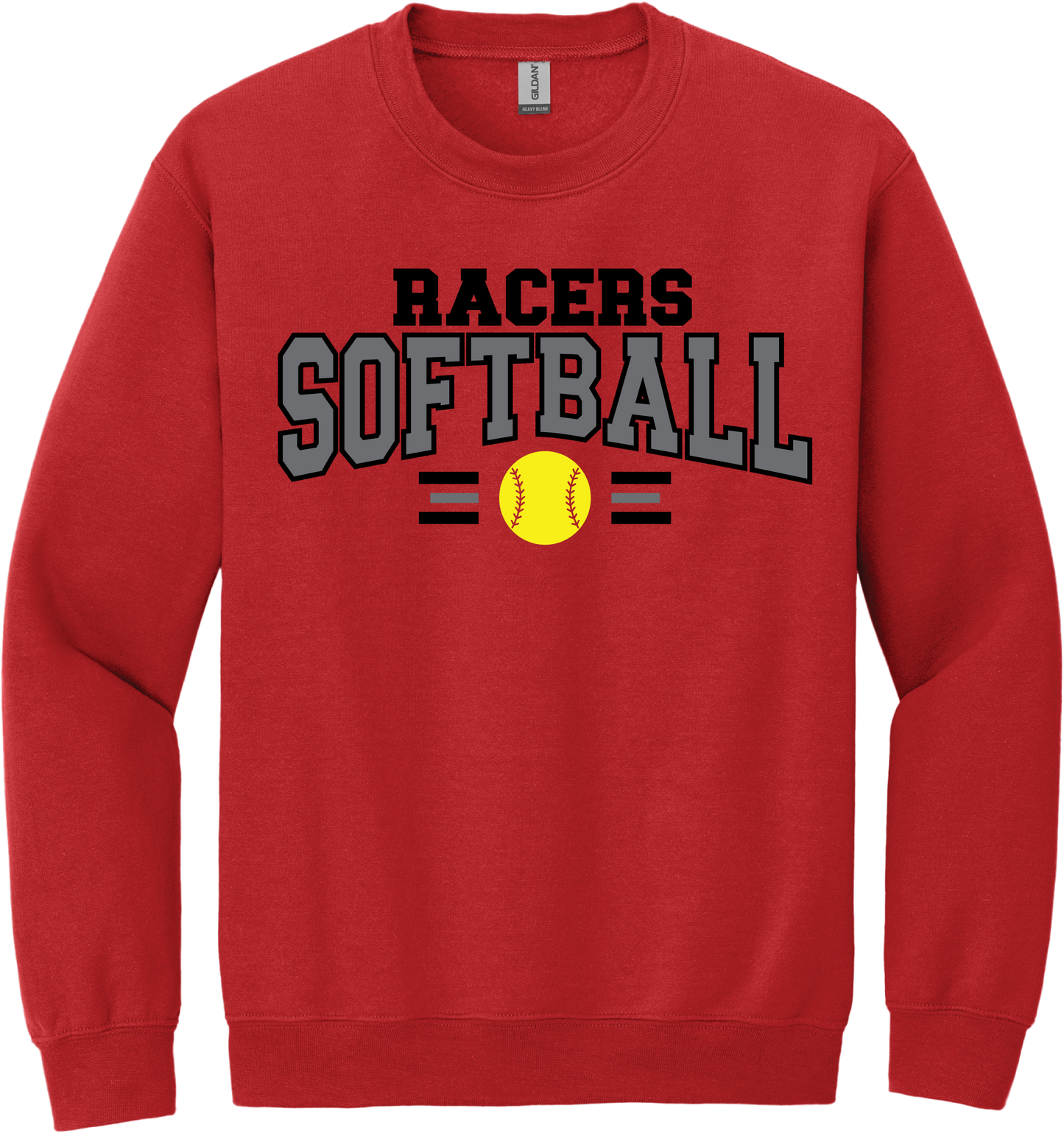 Racers 3 Line Crew Neck Sweatshirt