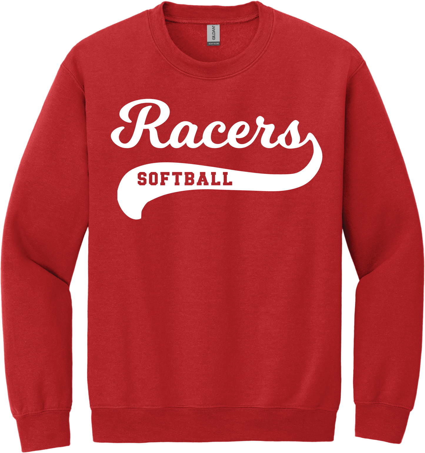 Racers Script Crew Neck Sweatshirt