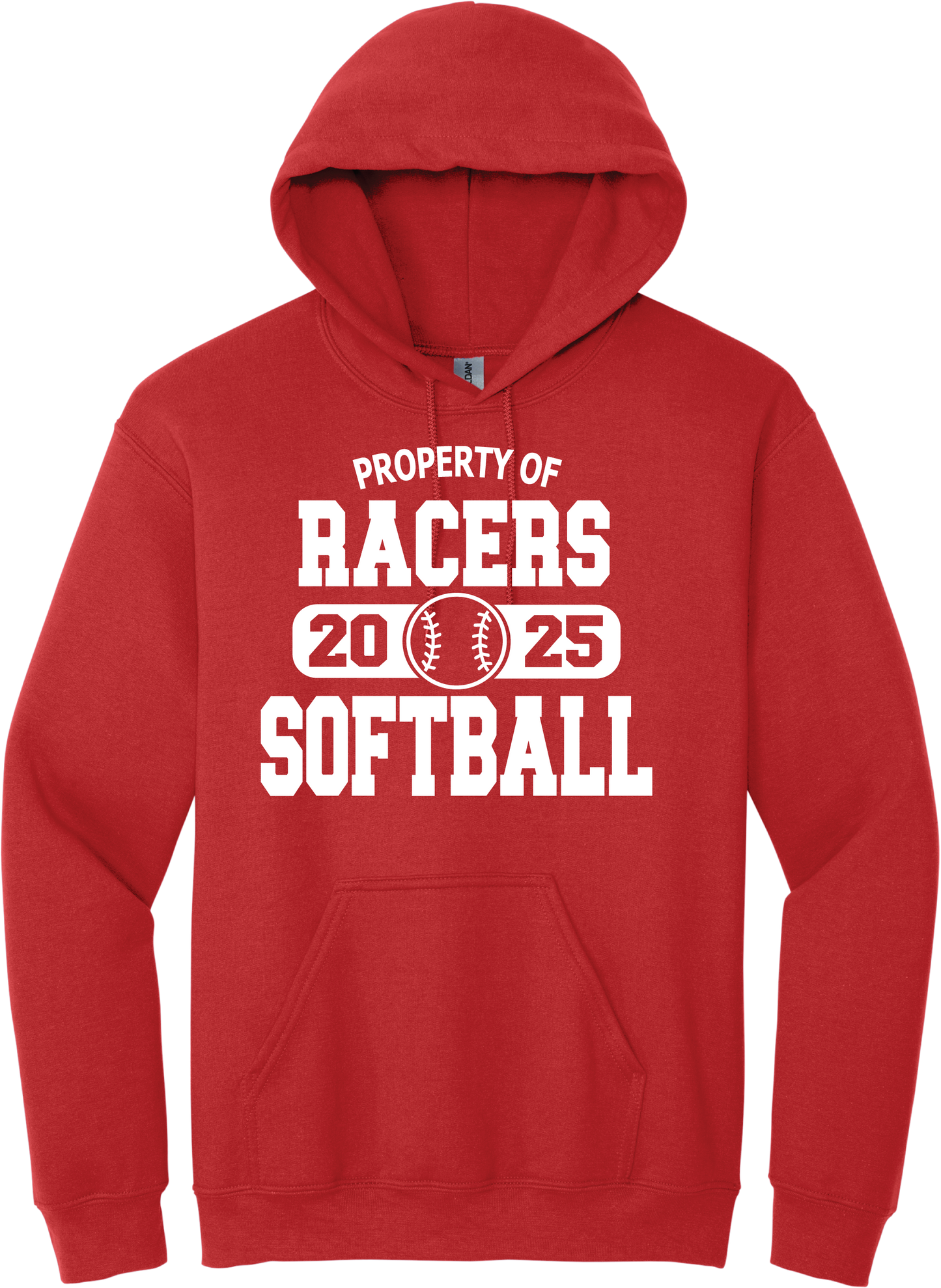 Property Of Racers Hooded Sweatshirt