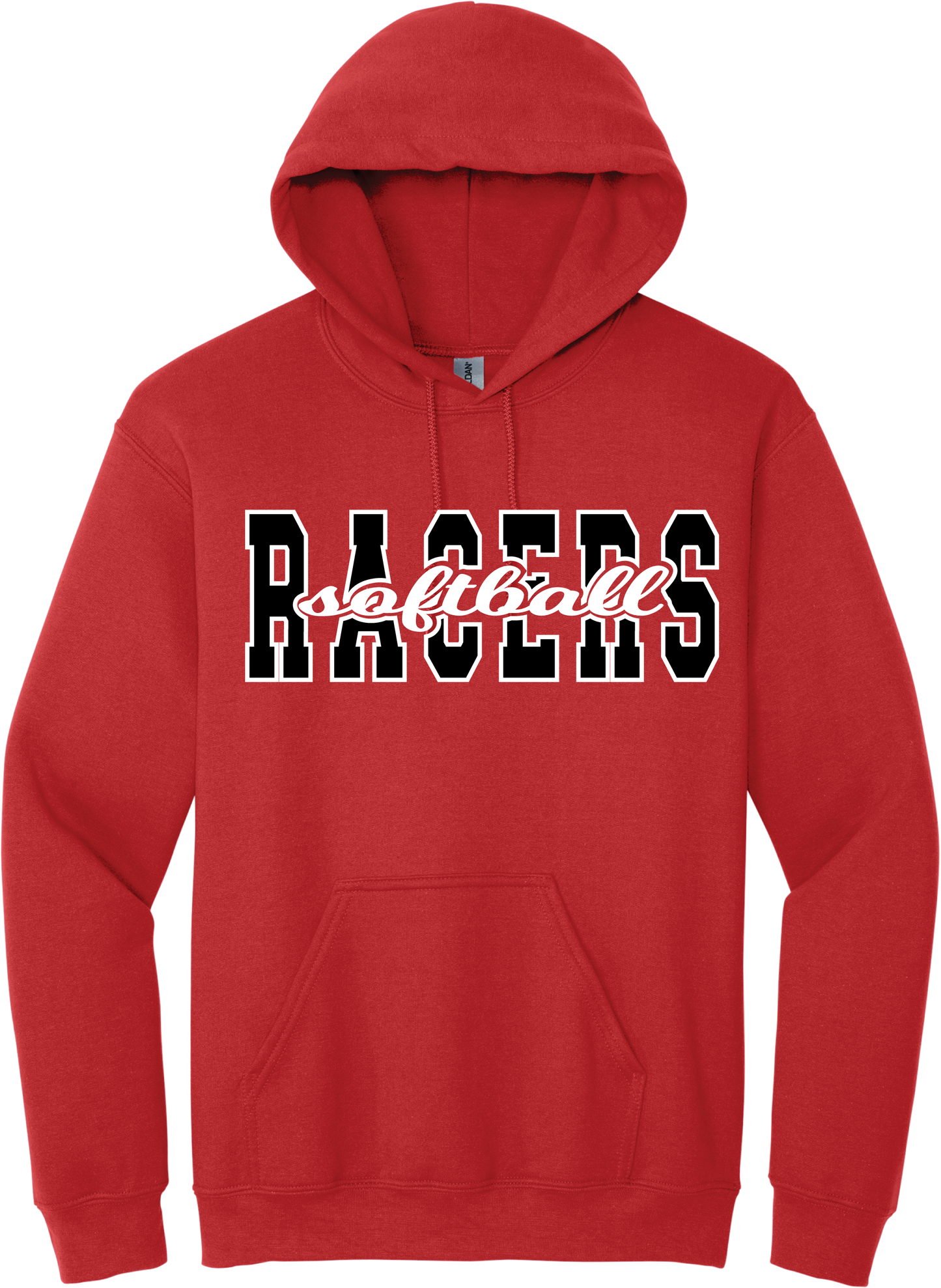 Racers Cut Out Hooded Sweatshirt