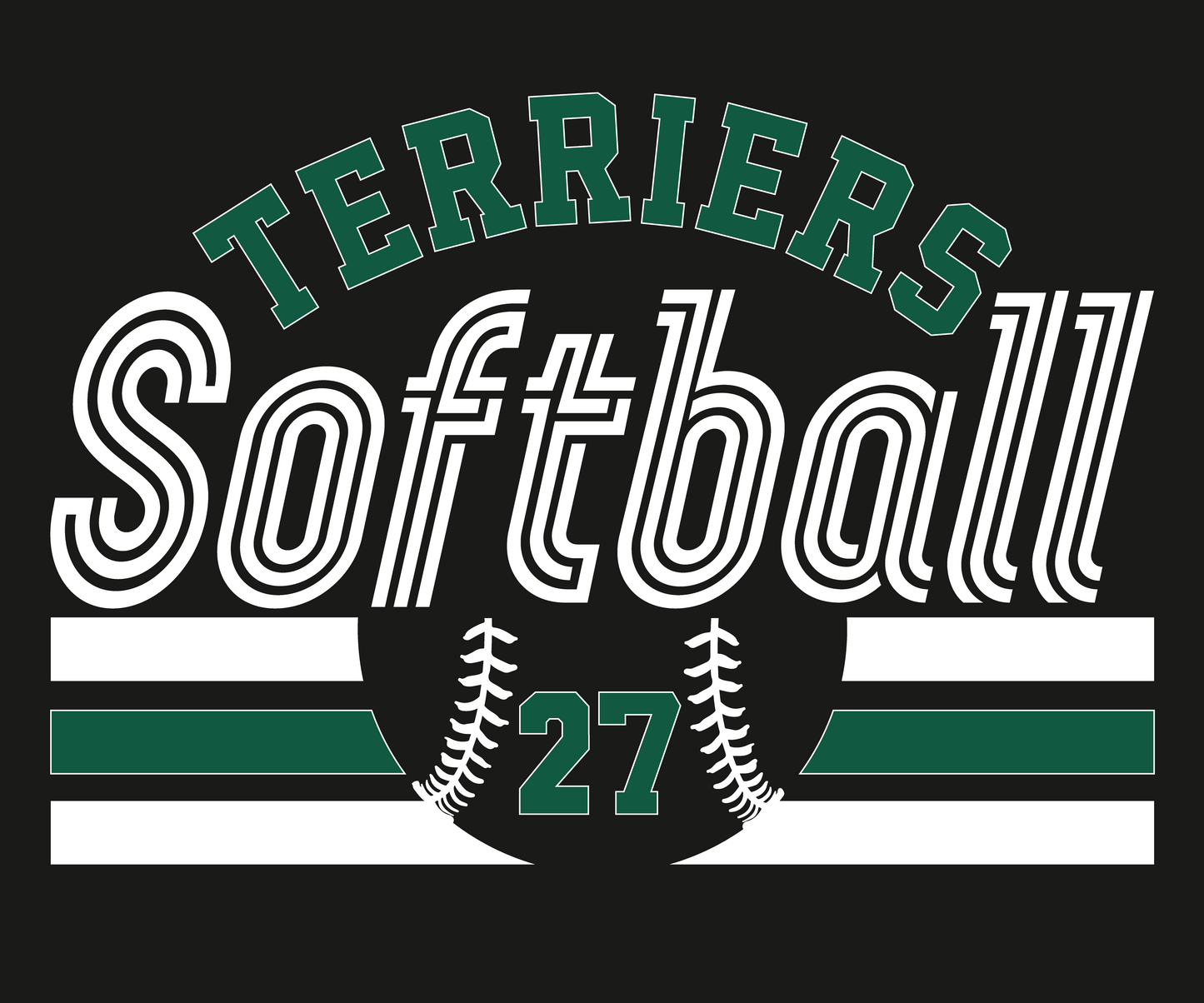 Terriers Number Crew Neck