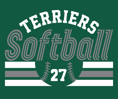 Terriers Number Crew Neck